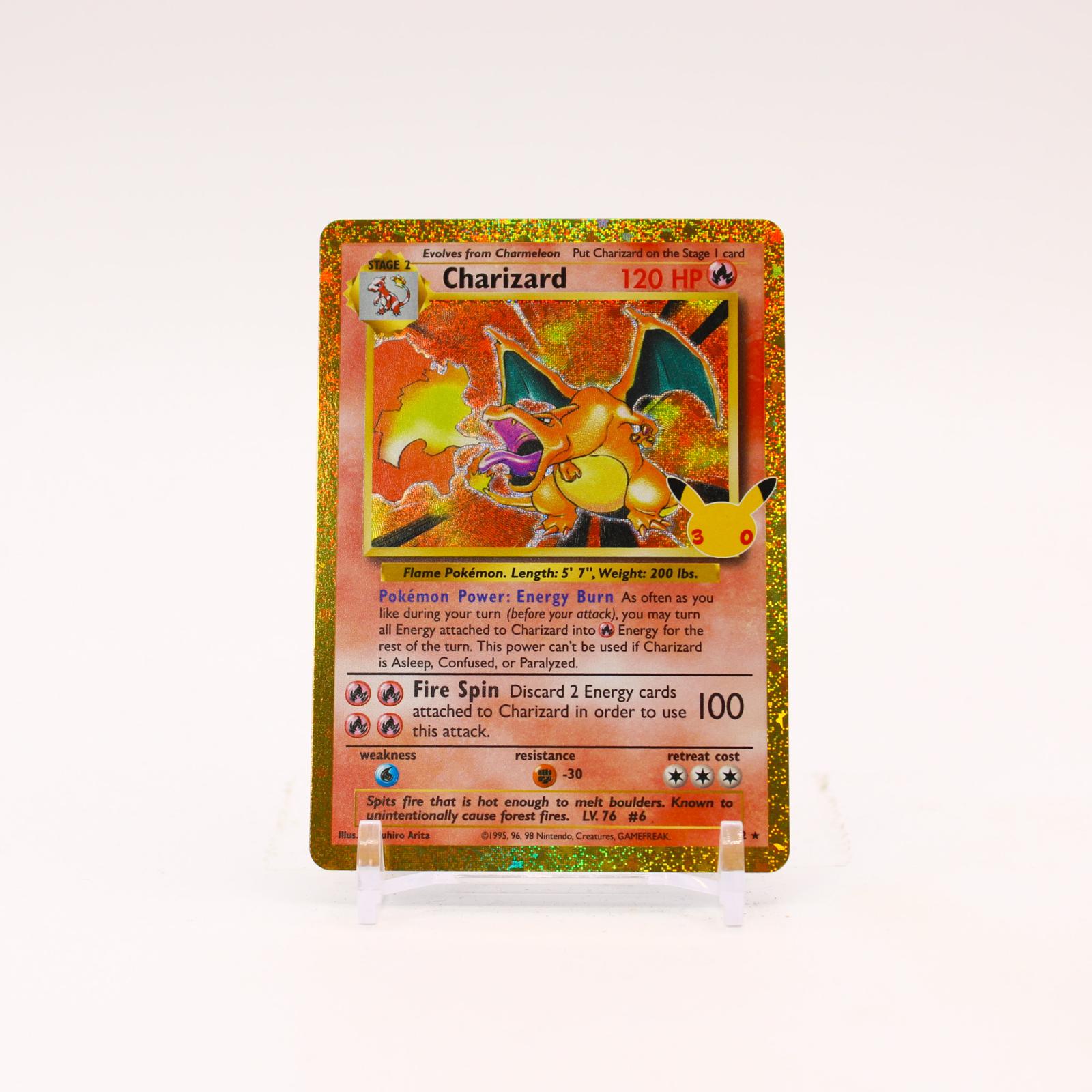 Charizard - 4/102 30th Celebration Classic Collection Holo Pokemon - NM/MINT