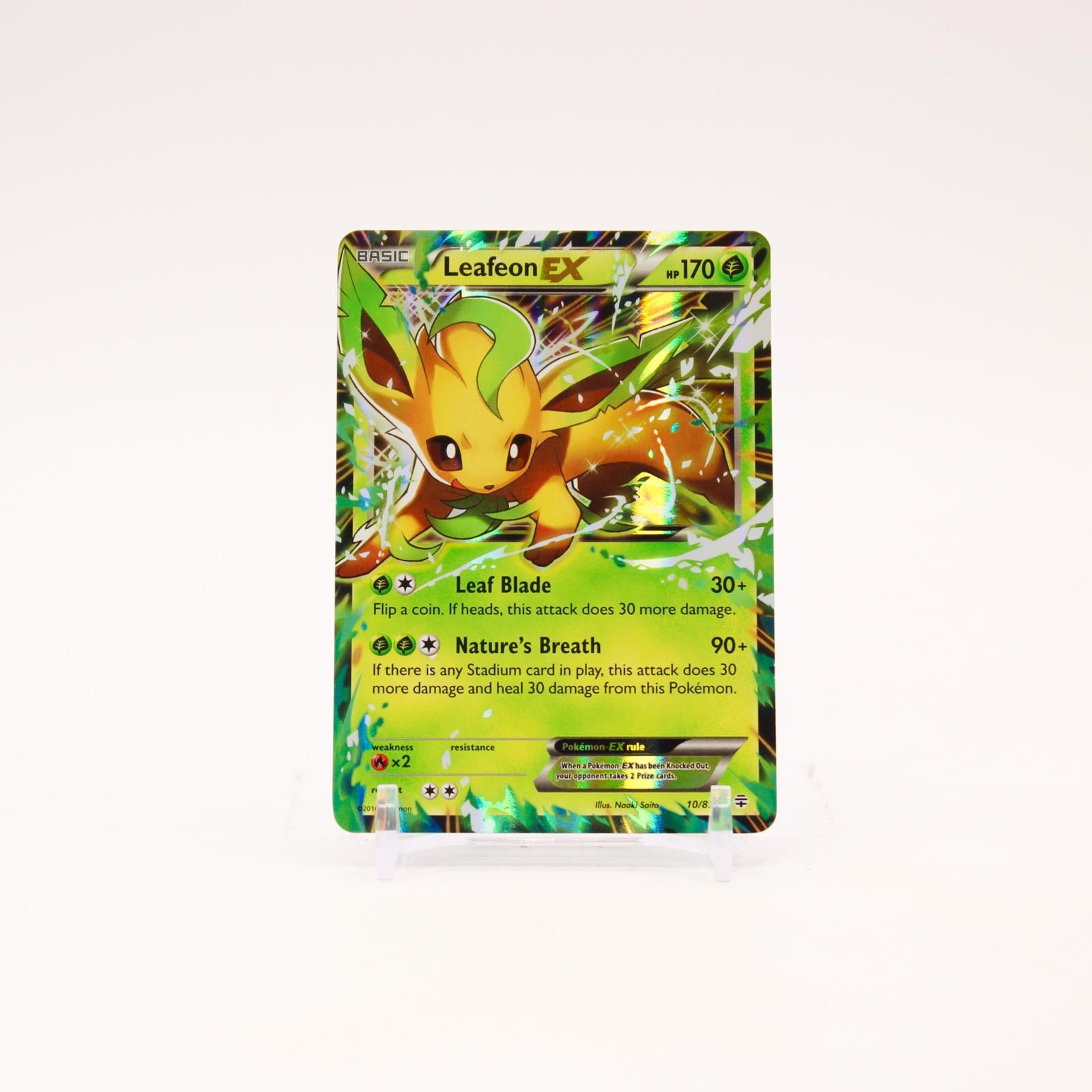 Leafeon EX - 10/83 Generations Holo Ultra Rare Pokemon - LP
