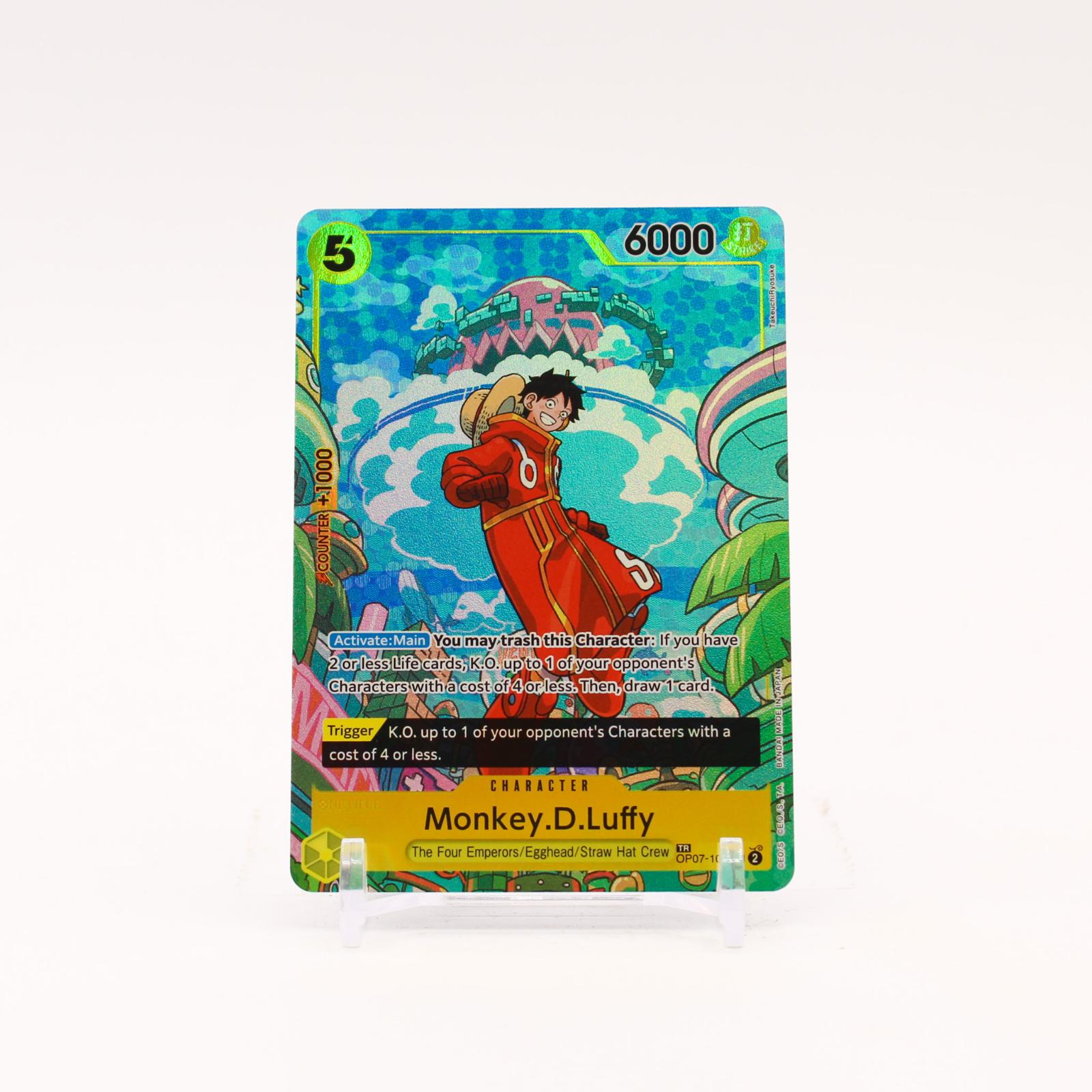 Monkey.D.Luffy TR - OP07-109 Two Legends Foil SR One Piece - NM