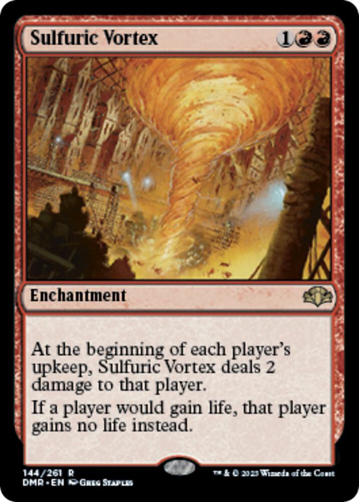 Sulfuric Vortex - 144 Dominaria Remastered Magic - NM