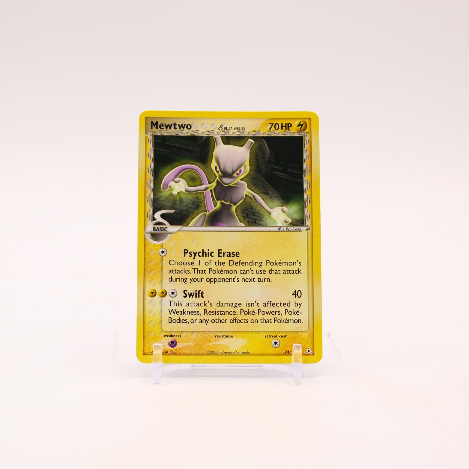 Mewtwo - 24/110 Holon Phantoms Rare Pokemon - NM/LP