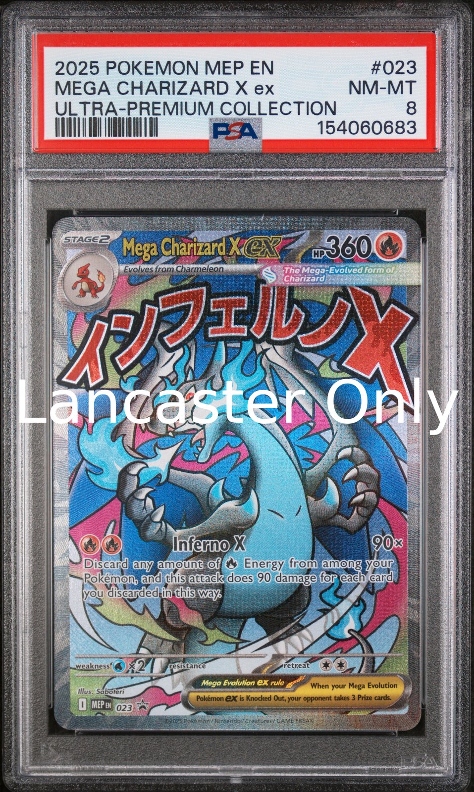Mega Charizard X EX - 023 PSA 8 Ultra Premium Collection Pokemon