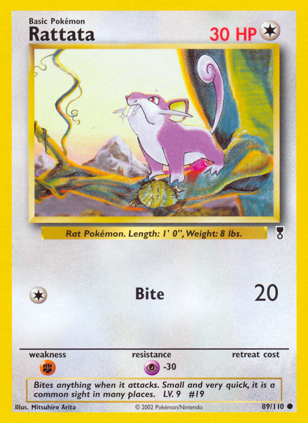 Rattata - 89/110 Legendary Collection Common Pokemon - NM