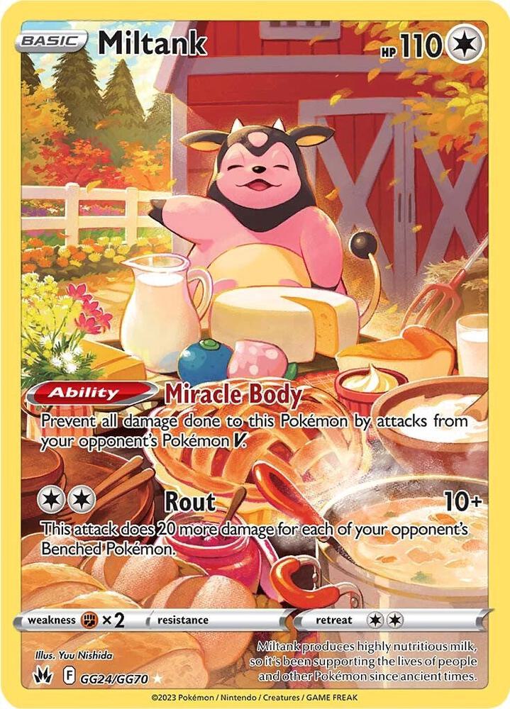 Miltank - GG24/GG70 Crown Zenith Gallery Pokemon - NM/MINT