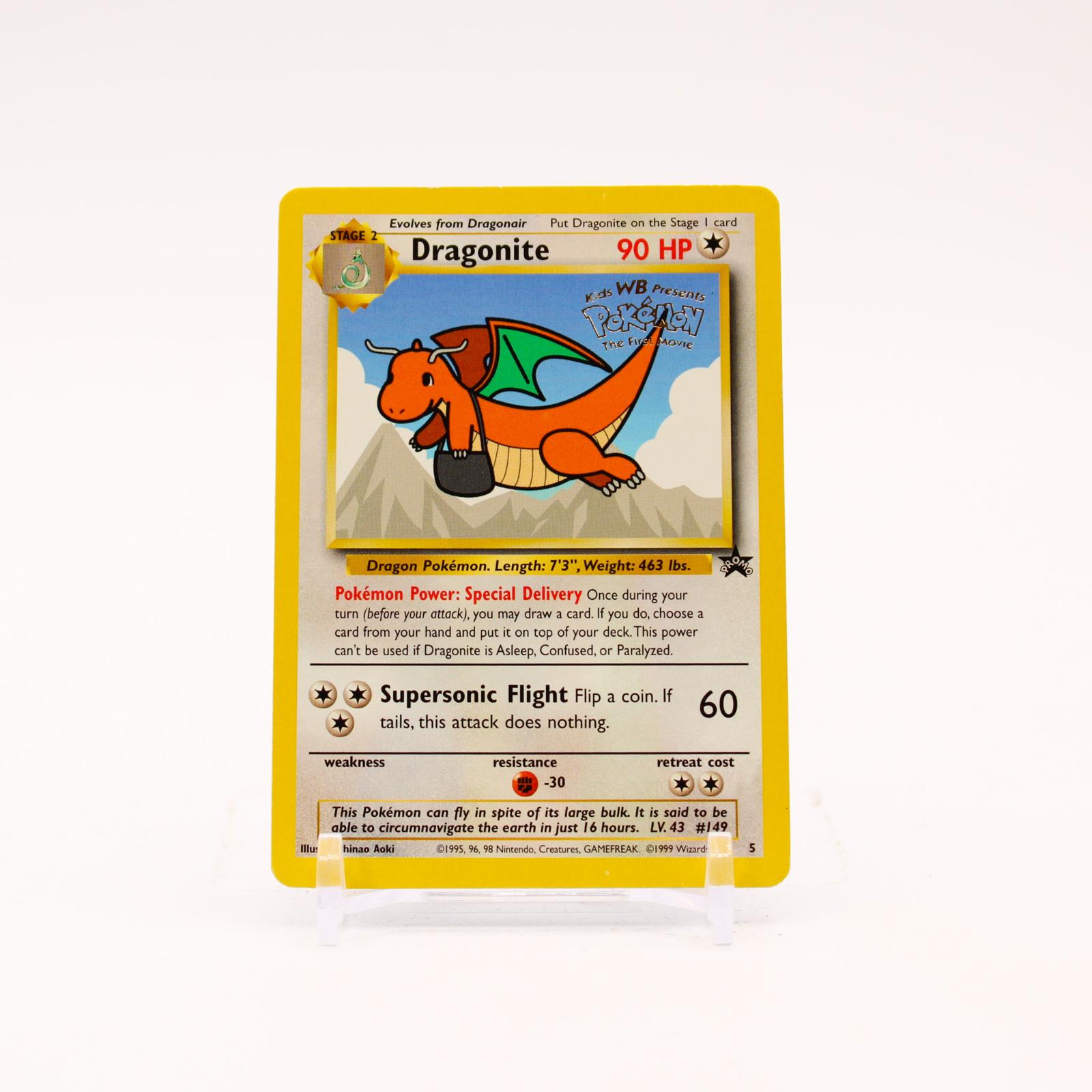 Dragonite - 5 Wizards Black Star Promo Pokemon - MP/HP