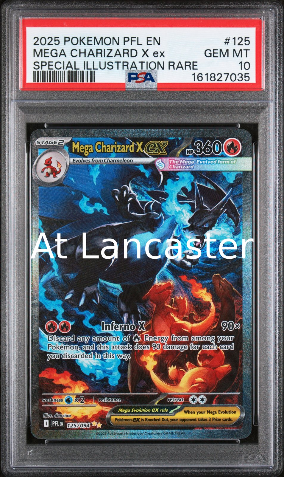 Mega Charizard X EX - 125/094 PSA 10 Special Illustration Rare Pokemon