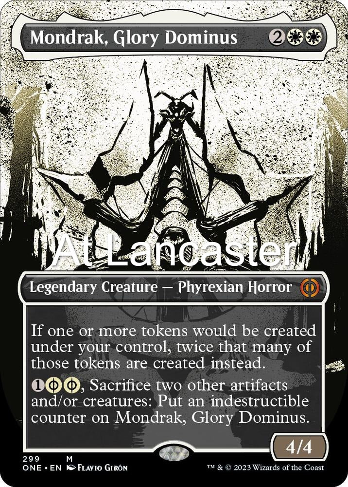 Mondrak, Glory Dominus (Showcase) - 299 Phyrexia: All Will Be One Mythic Magic: The Gathering - NM (Lanc)