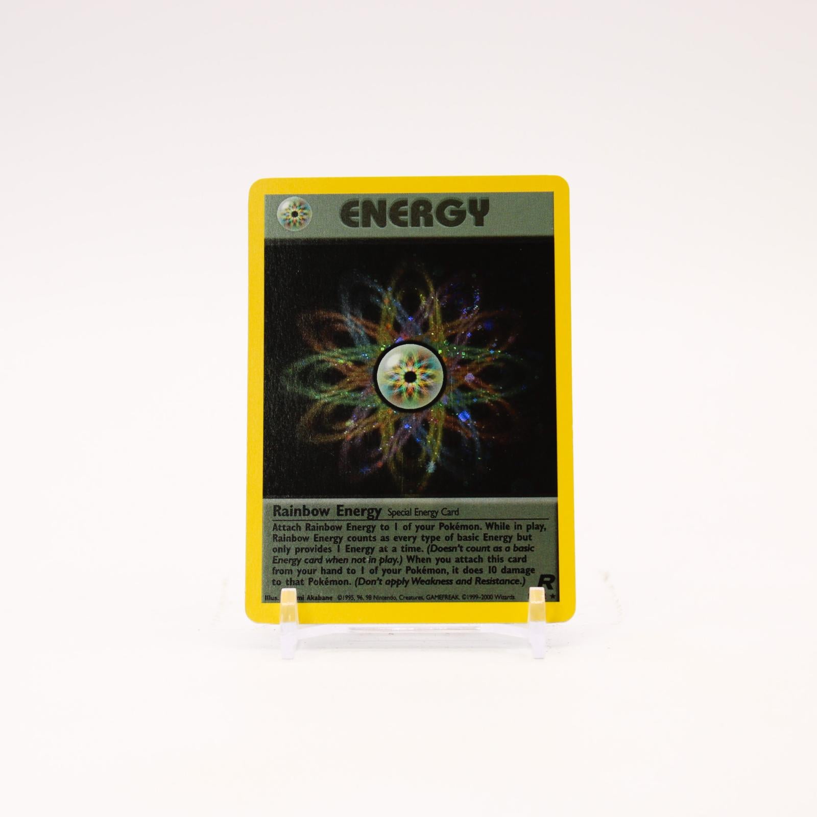 Rainbow Energy - 17/82 Team Rocket Unlimited Holo Rare Pokemon - LP