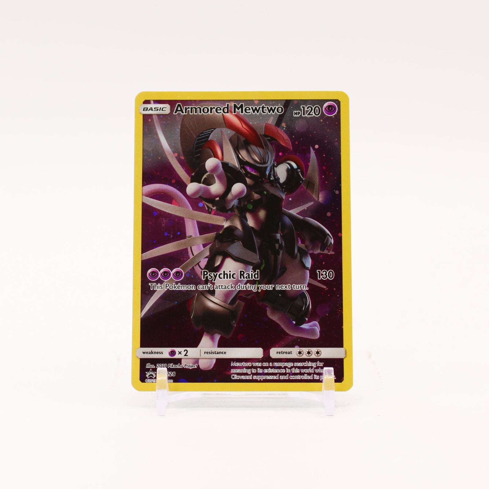 Armored Mewtwo - SM228 Sun & Moon Holo Promo Pokemon - LP