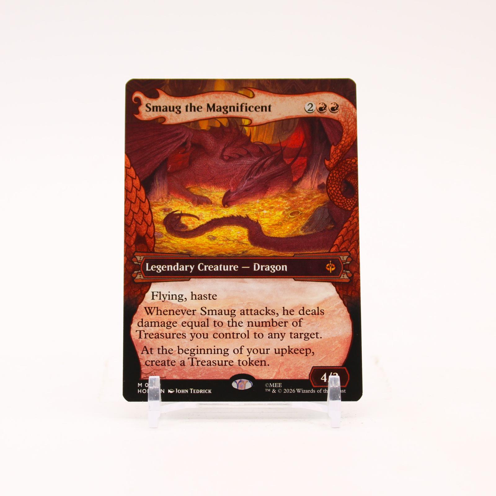 Smaug the Magnificent Showcase - 229 The Hobbit Mythic Magic - NM