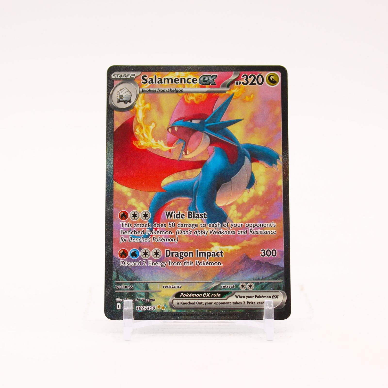 Salamence ex - 187/159 Journey Together Special Illustration Pokemon - NM/MINT