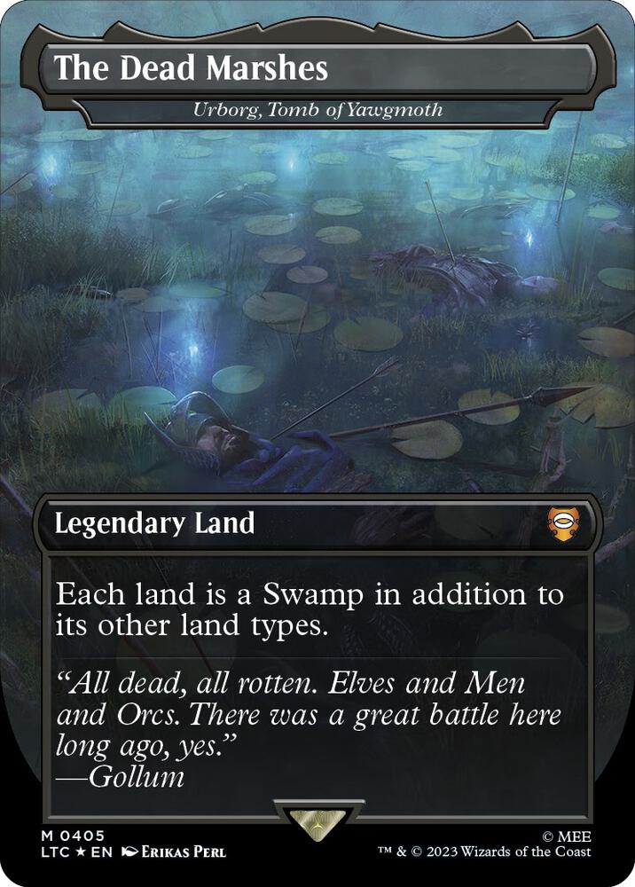 Dead Marshes Urborg, Tomb of Yawgmoth SURGE FOIL 405 Lord of the Rings Magic - NM