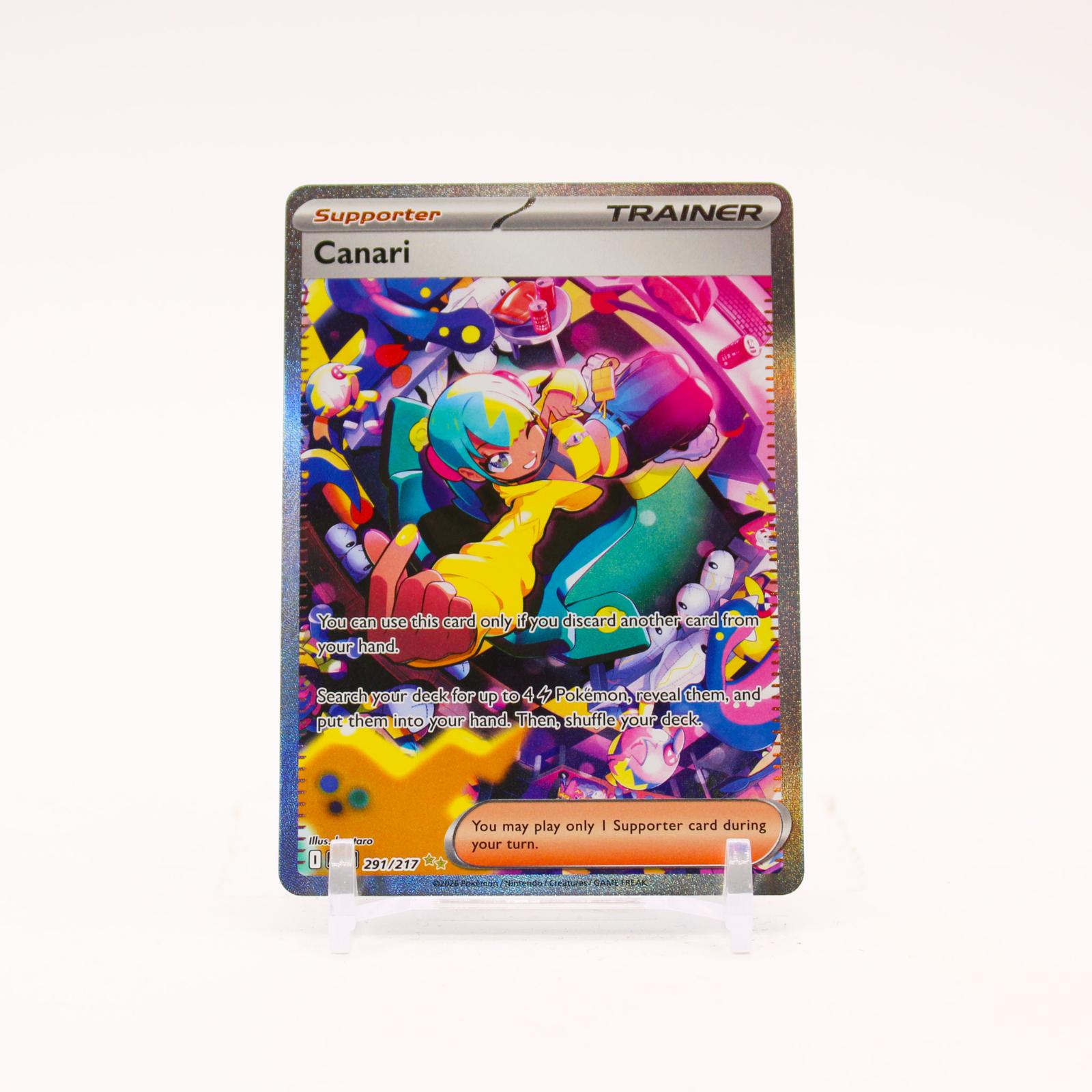 Canari - 291/217 Ascended Heroes Holo Special Illustration Trainer - NM/LP