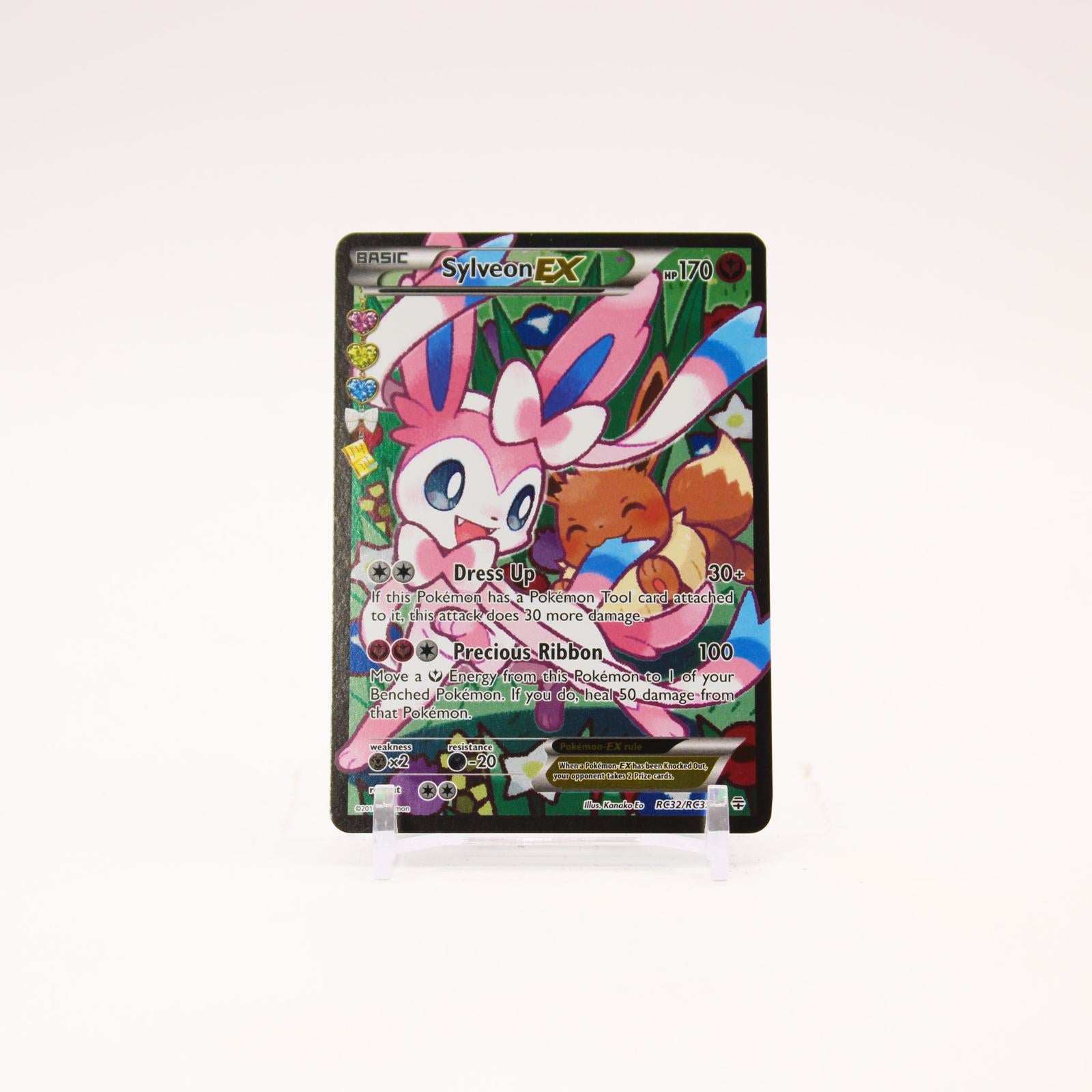 Sylveon EX - RC32/RC32 Generations Holo Full Art Pokemon - NM/LP