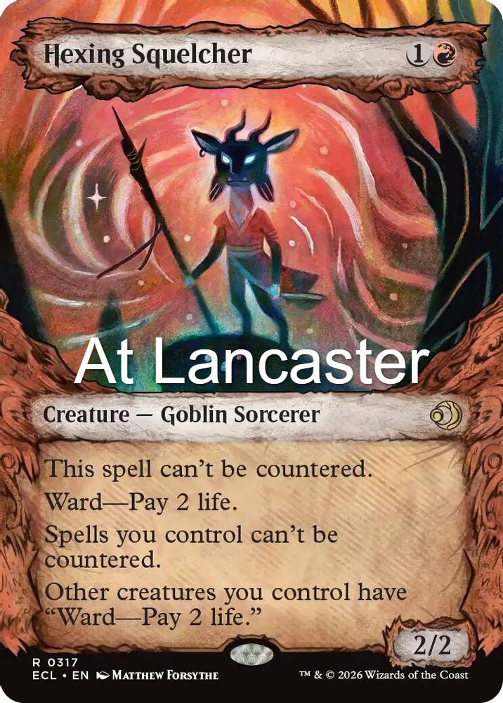 Hexing Squelcher (Showcase) - 317 Lorwyn Eclipsed Rare Magic: The Gathering - NM (Lanc)