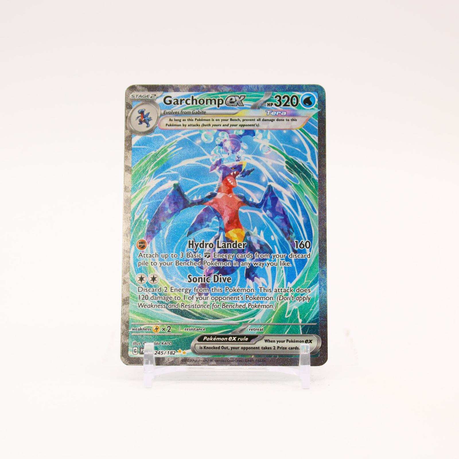 Garchomp ex - 245/182 Paradox Rift Holo Special Illustration Pokemon - NM