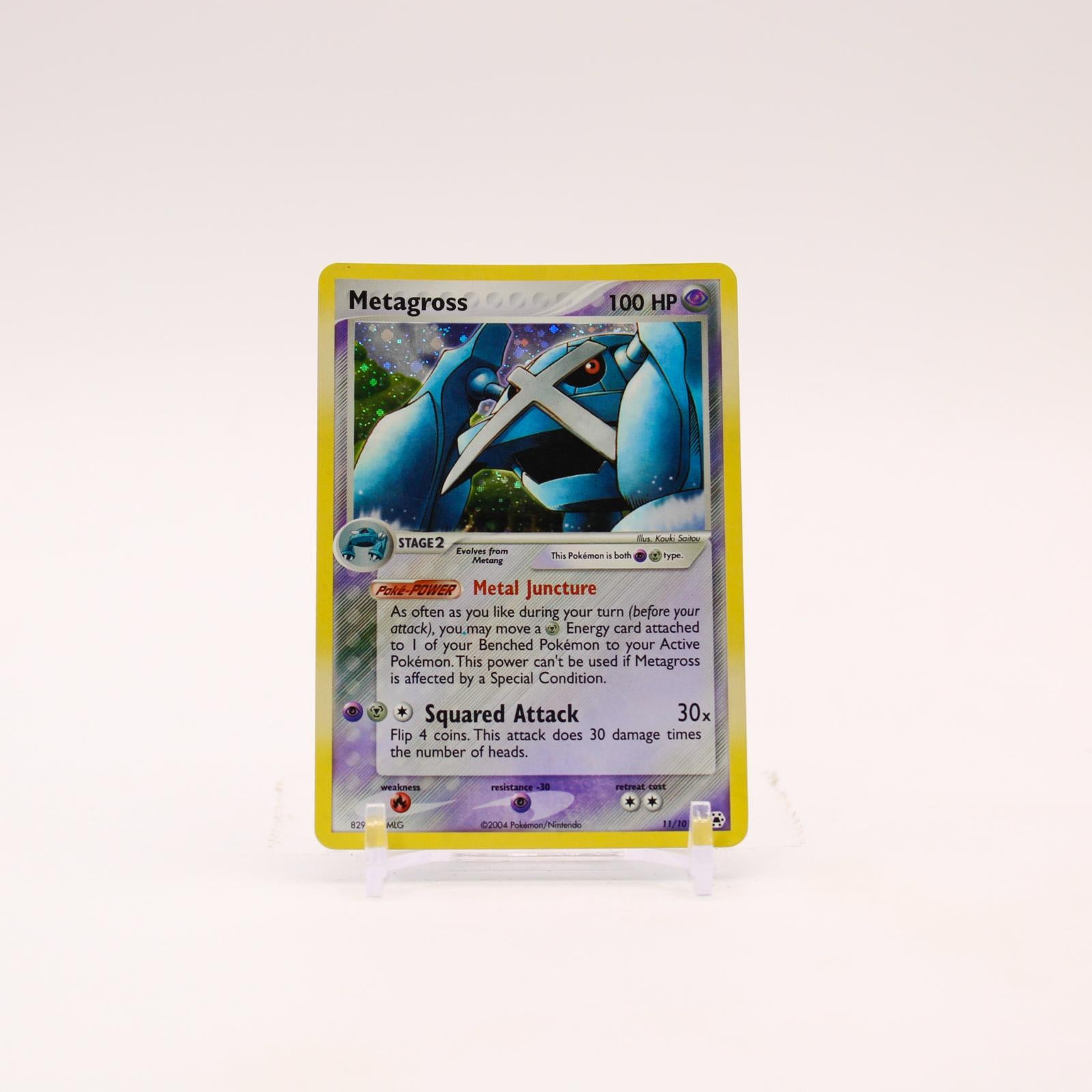 Metagross - 11/101 Hidden Legends Holo Rare Pokemon - LP