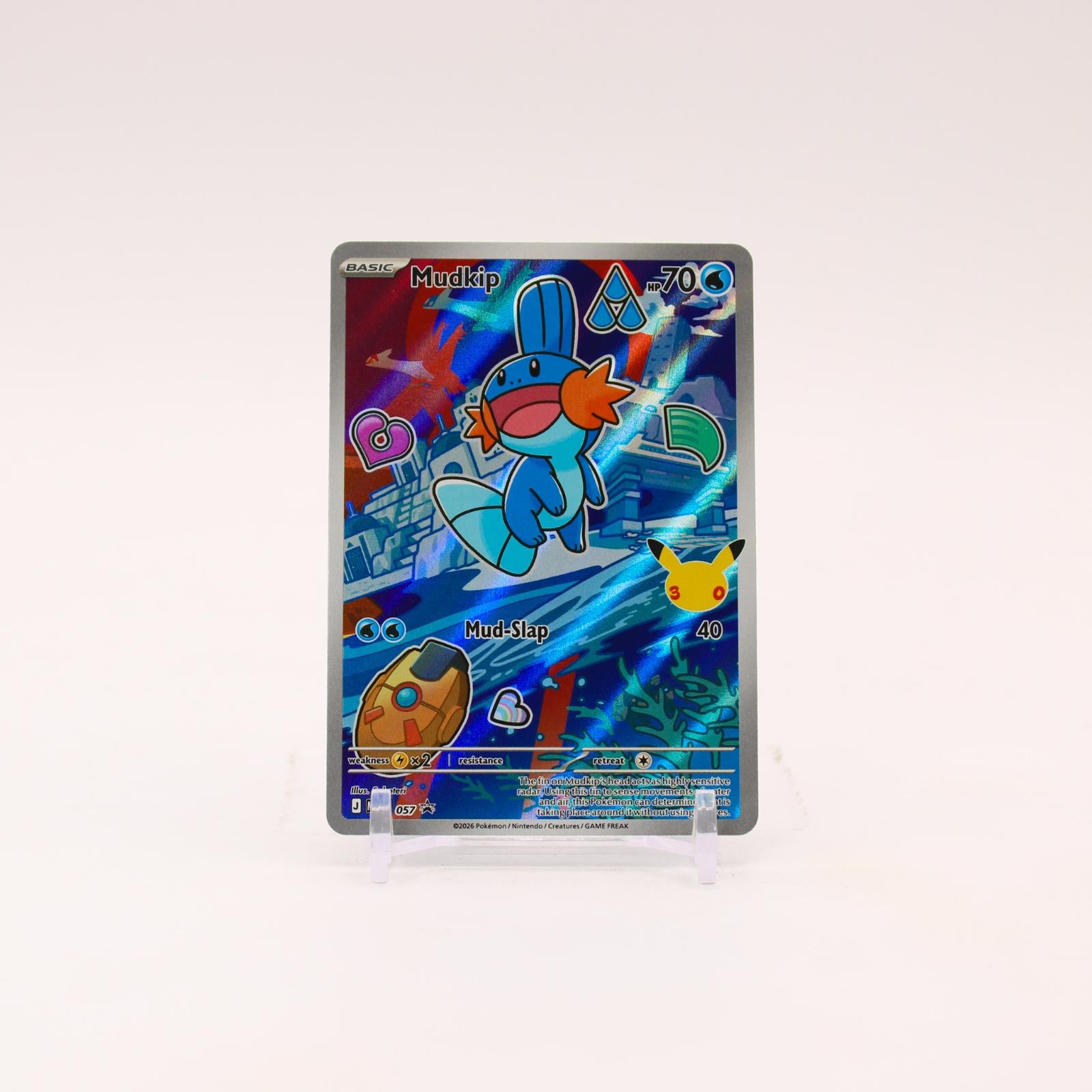 Mudkip - MEP057 First Partner Illustration Promo Pokemon - NM