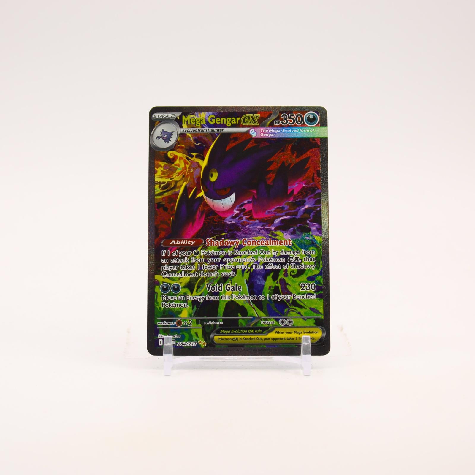Mega Gengar ex - 284/217 Ascended Heroes Special Illustration Pokemon - NM