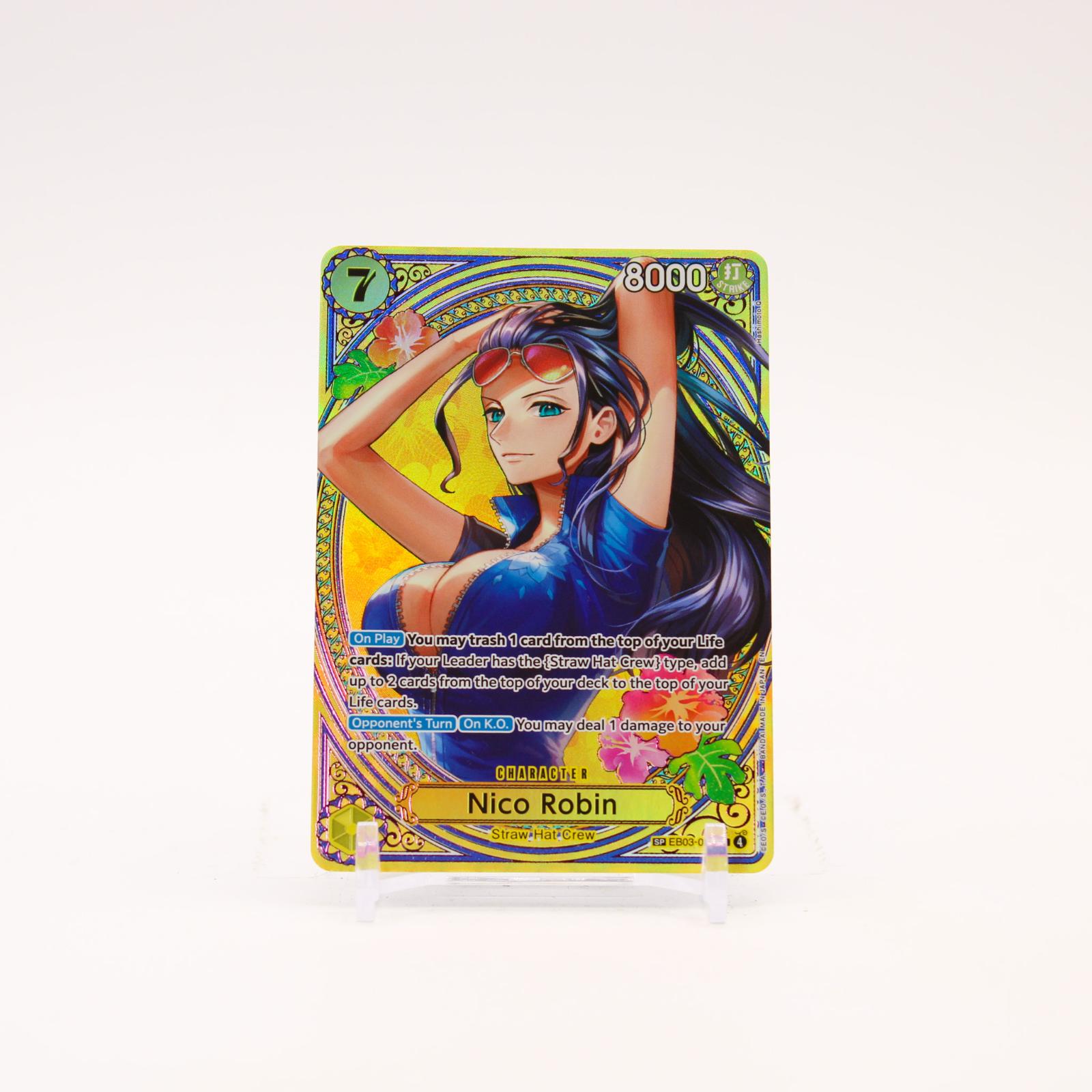 Nico Robin SP - EB03-055 Extra Booster Heroines Edition Foil SR One Piece - NM
