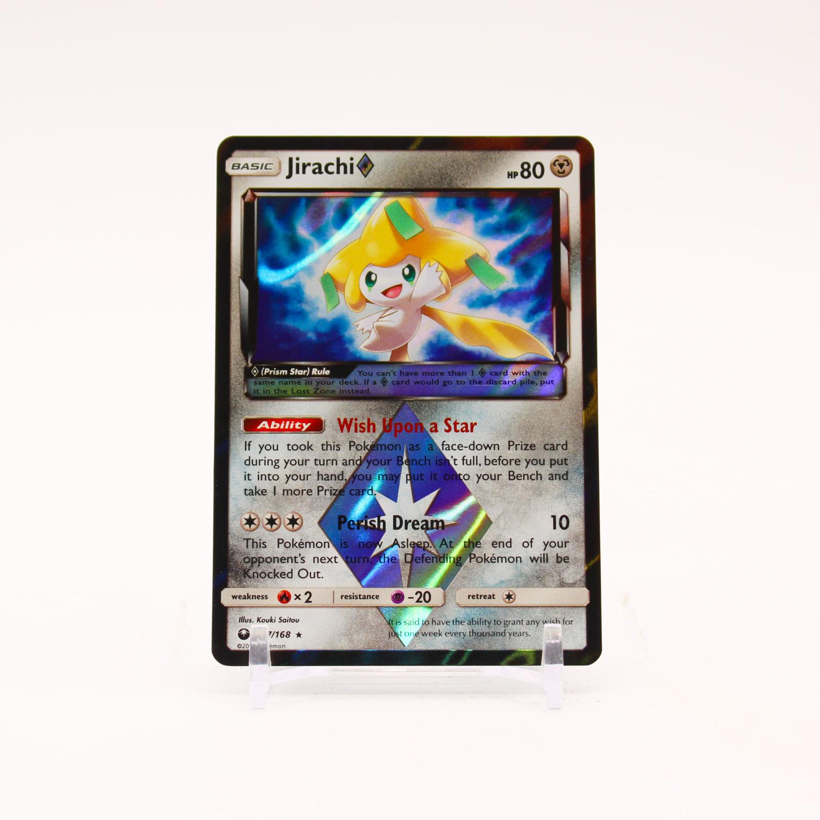 Jirachi - 97/168 Celestial Storm Holo Prism Star Rare Pokemon - NM/LP