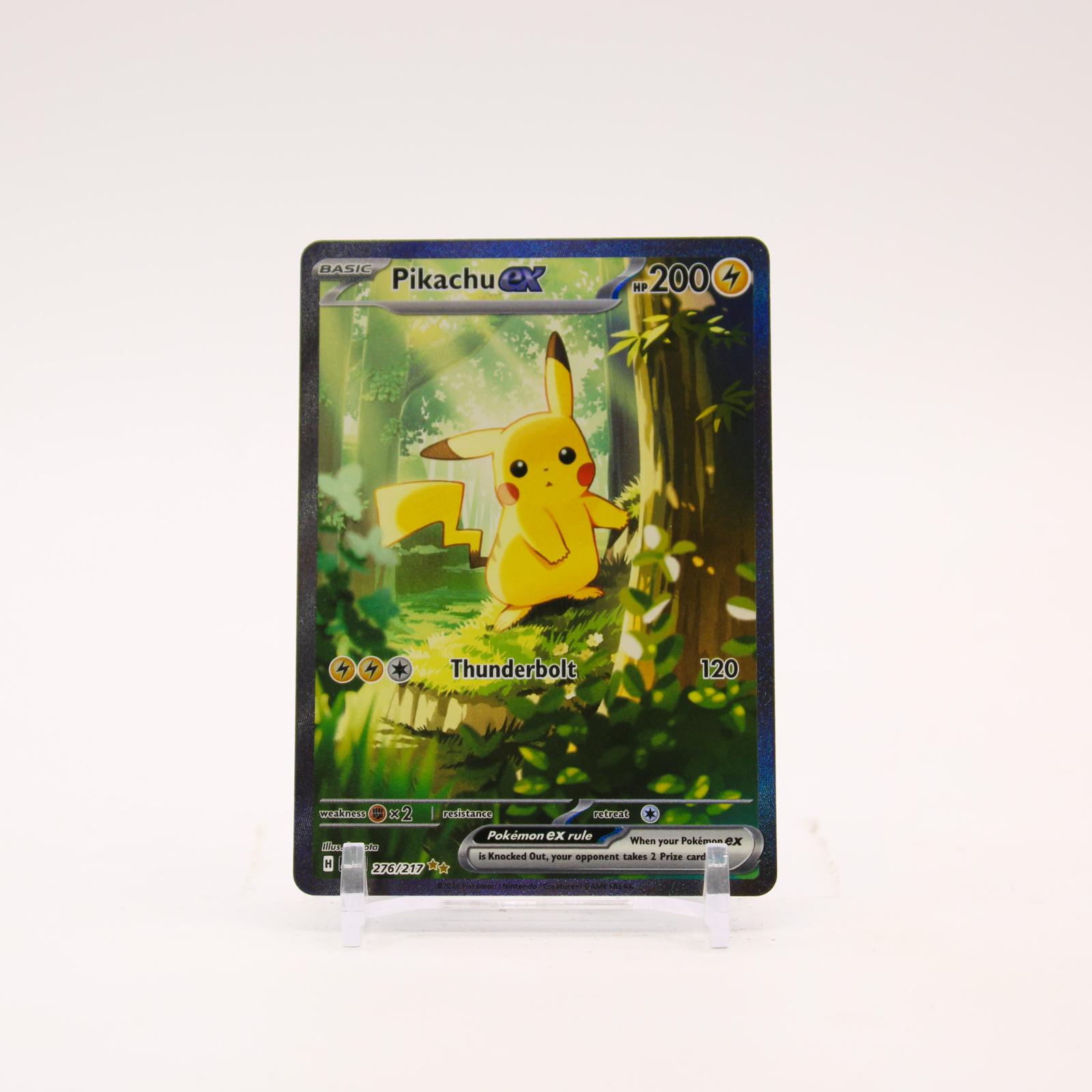 Pikachu ex - 276/217 Ascended Heroes Holo Special Illustration Pokemon - NM/MINT