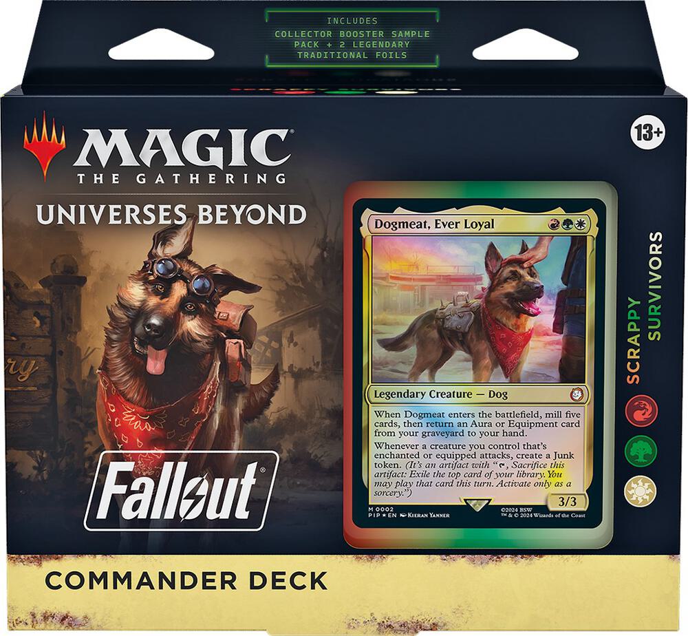 Magic The Gathering Commander Deck - Fallout: Scrappy Survivors
