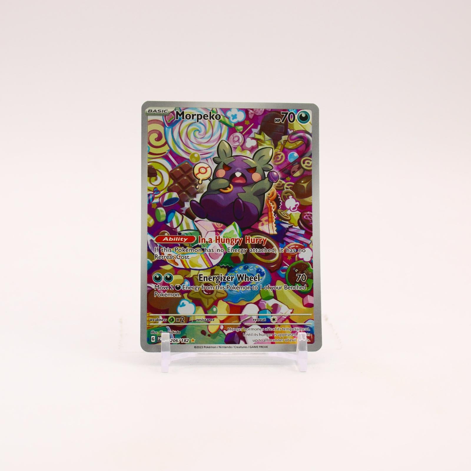 Morpeko - 206/182 Paradox Rift Illustration Rare Pokemon - NM/LP