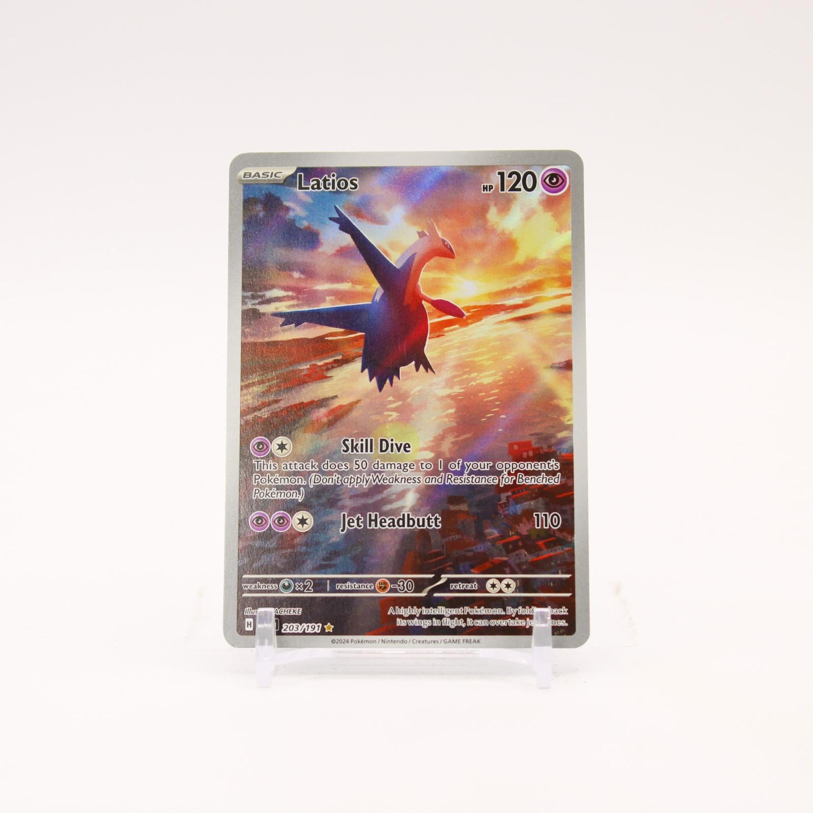 Latios - 203/191 Surging Sparks Holo Illustration Rare Pokemon - NM
