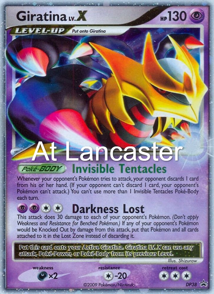 Giratina LV.X - DP38 Diamond and Pearl Promos Promo Pokemon - DMG (Lanc)