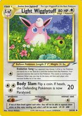 Light Wigglytuff - 54/105 Neo Destiny Uncommon Unlimited Pokemon - NM