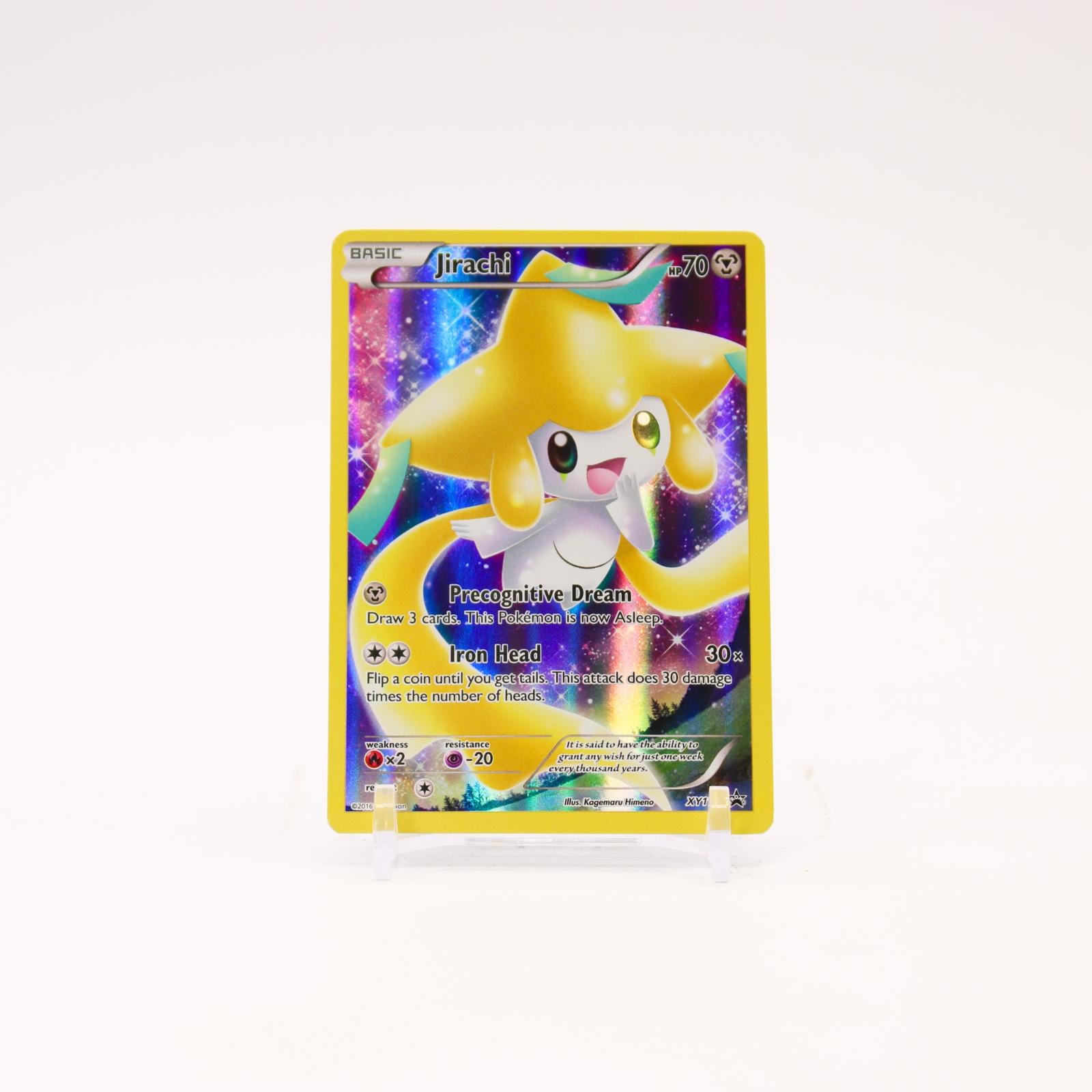 Jirachi - XY112 Black Star Holo Full Art Promo Pokemon - MP