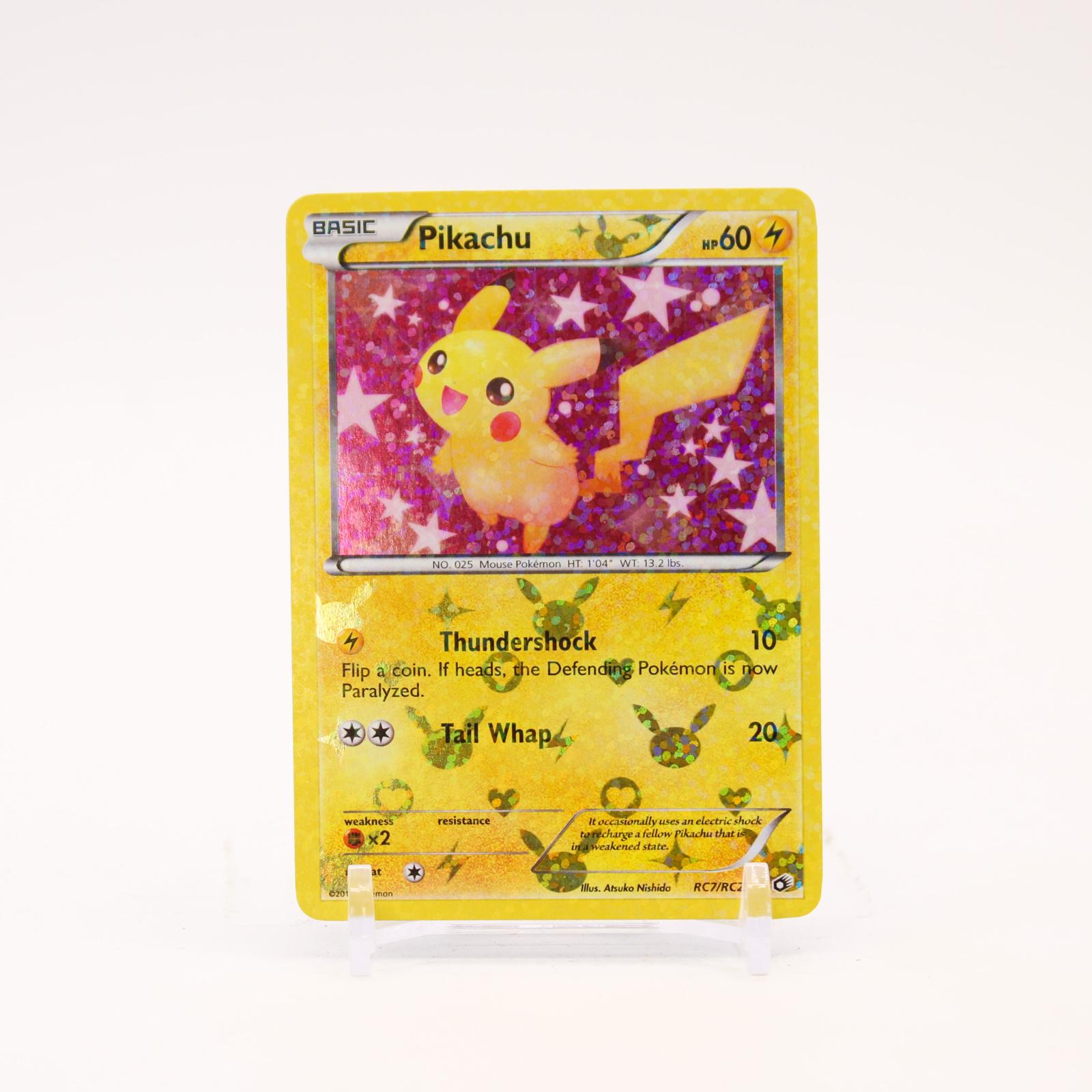 Pikachu - RC7/RC25 Legendary Treasures Radiant Collection Holo Pokemon - LP