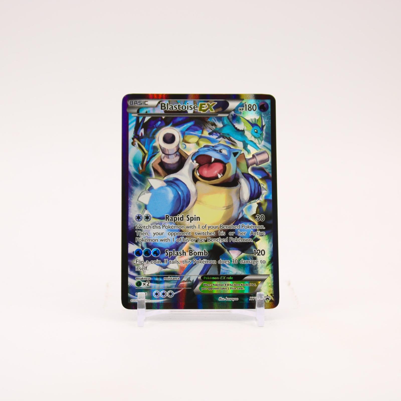 Blastoise EX - XY122 Black Star Full Art Promo Pokemon - NM/LP