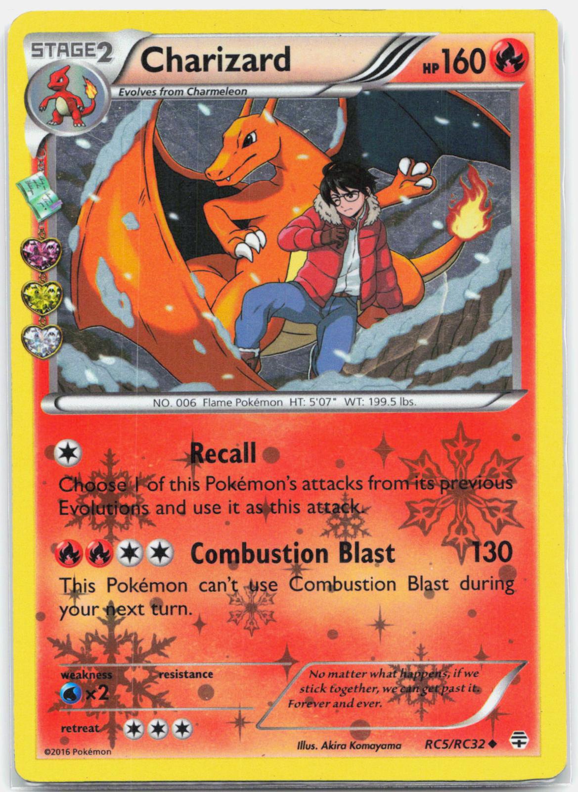 Charizard - RC5/RC32 Generations Radiant Collection Holo Pokemon - MP