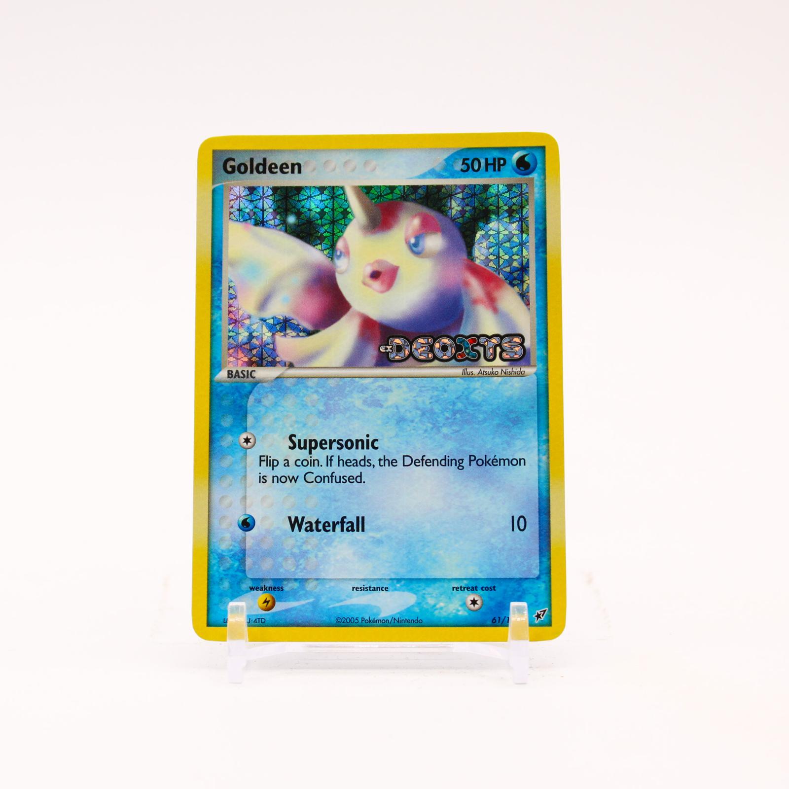 Goldeen - 61/107 Deoxys Reverse Holo Common Pokemon - LP