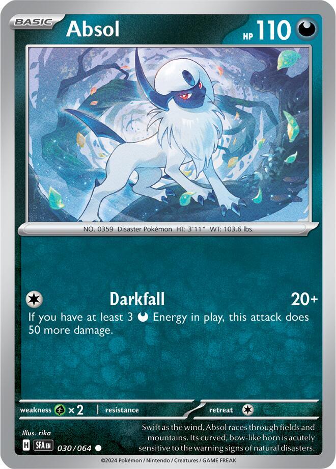 Absol - 030/064 Shrouded Fable Pokemon - NM/MINT