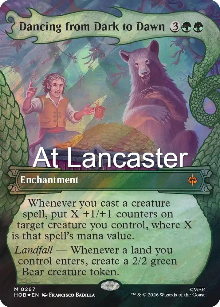 Dancing from Dark to Dawn (Showcase) (Surge Foil) - 267 The Hobbit Mythic Magic: The Gathering - NM (Lanc)