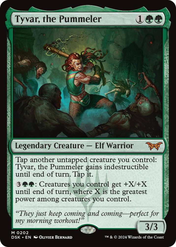Tyvar, the Pummeler - 202 Duskmourn Mythic Magic - NM/MINT