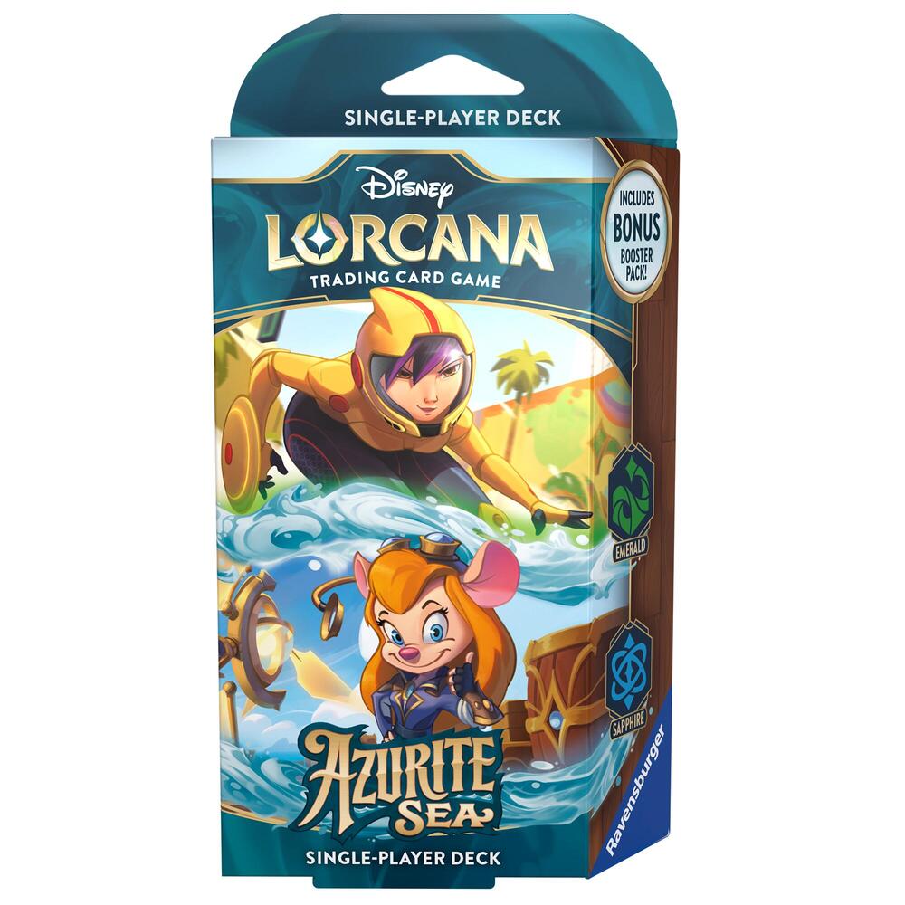 Disney Lorcana Starter Deck - Azurite Sea: Emerald & Sapphire