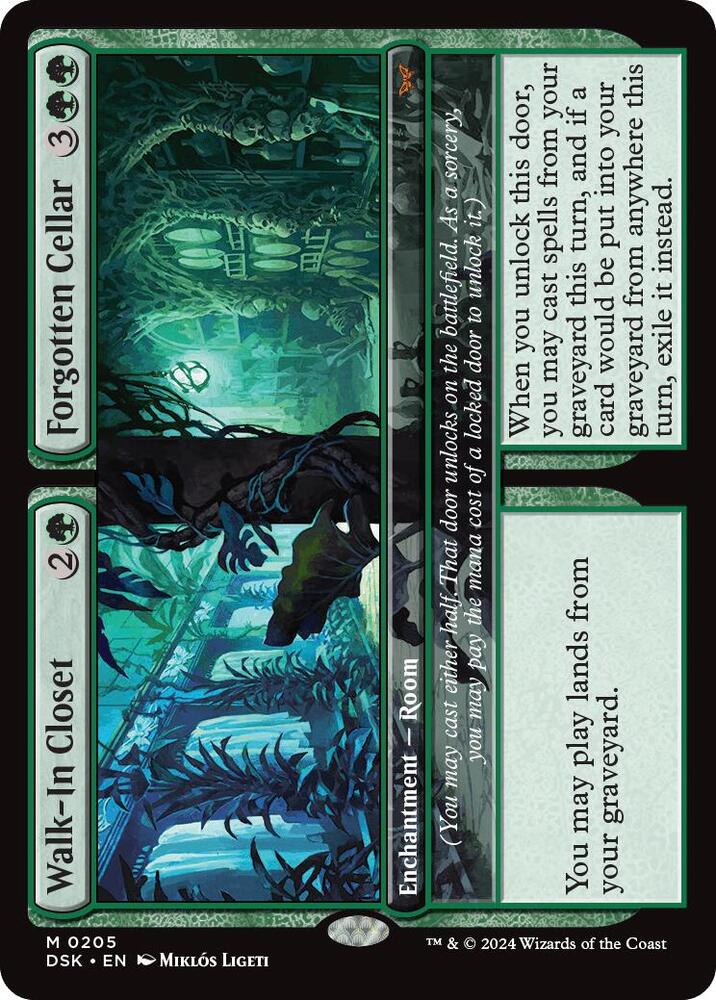 Walk-In Closet // Forgotten Cellar - 205 Duskmourn Mythic Magic - NM/MINT