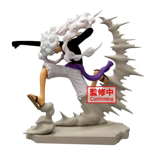 Bandai Banpresto - One Piece Senozekkei Statue - Monkey D. Luffy Gear 5 Version