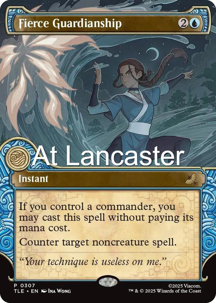 Fierce Guardianship (Showcase) - 307 Avatar: The Last Airbender: Eternal-Legal Promo Magic: The Gathering - NM (Lanc)