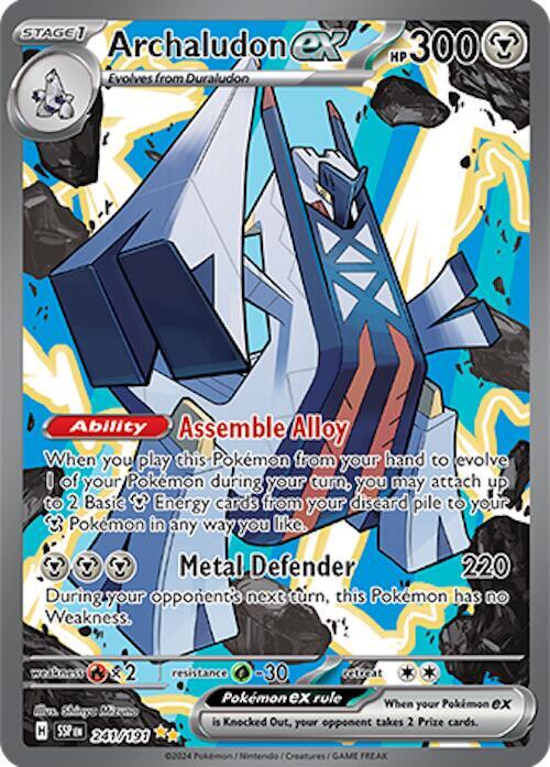 Archaludon ex - 241/191 Surging Sparks Special Illustration Pokemon - NM/MINT