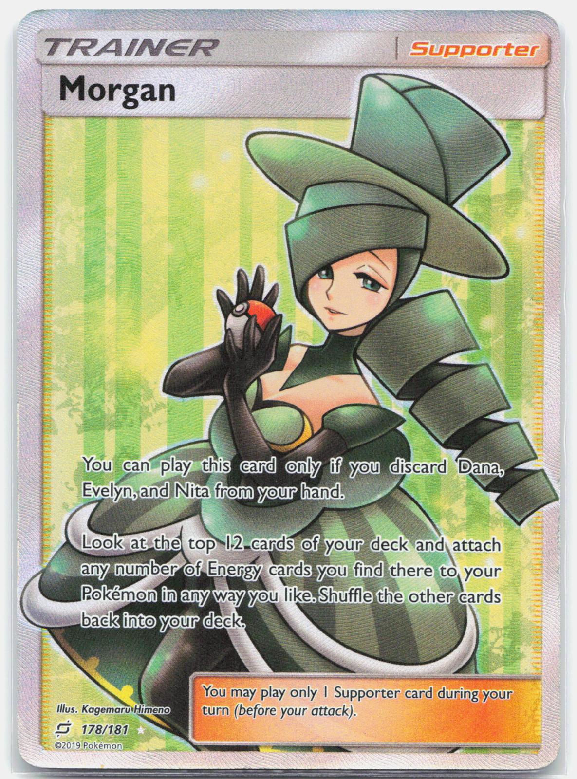 Morgan - 178/181 Team Up Full Art Pokemon - MP