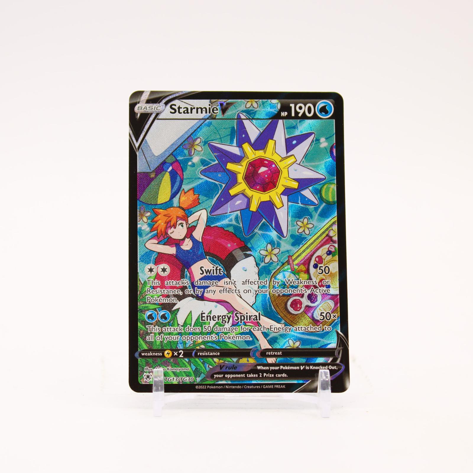 Starmie V - TG13/TG30 Astral Radiance Trainer Gallery Holo Pokemon - NM