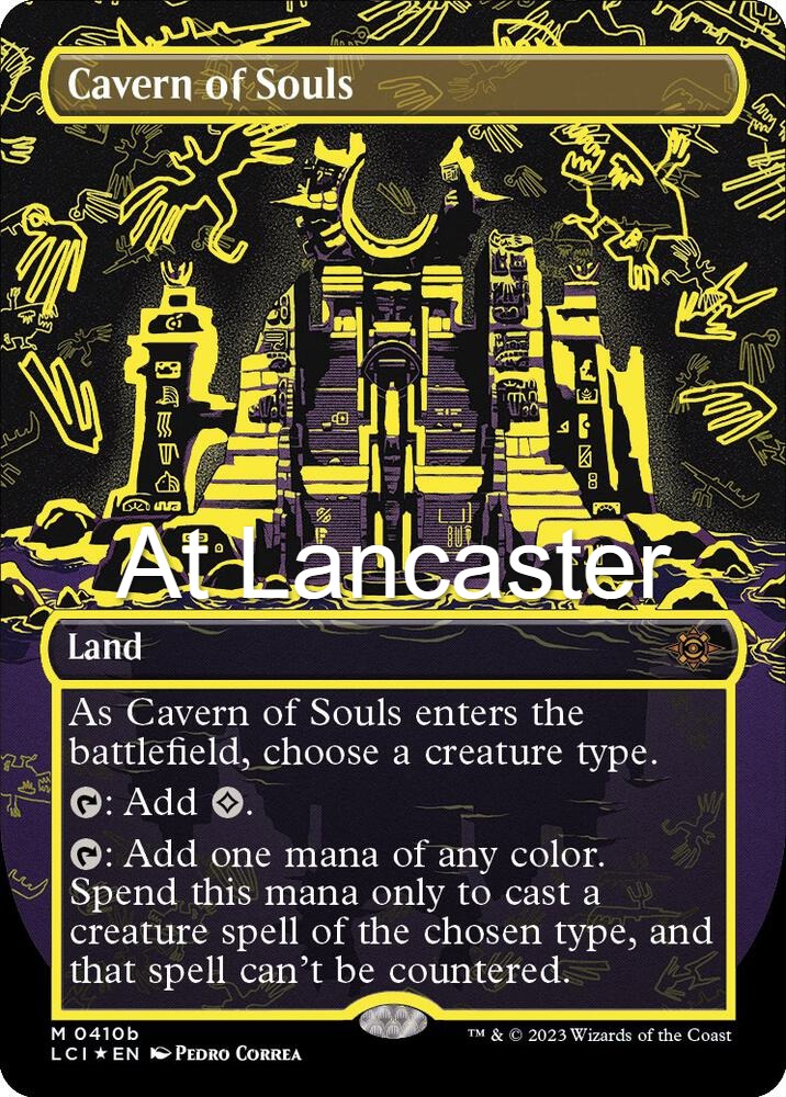 Cavern of Souls (Neon Yellow) - 410B WPN & Gateway Promos Mythic Magic: The Gathering - NM (Lanc)
