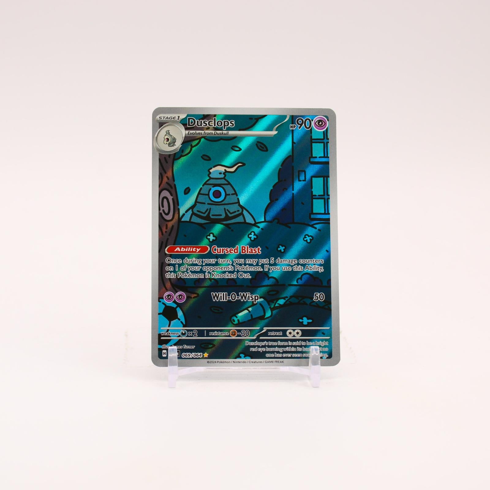 Dusclops - 069/064 Shrouded Fable Illustration Rare Pokemon - NM