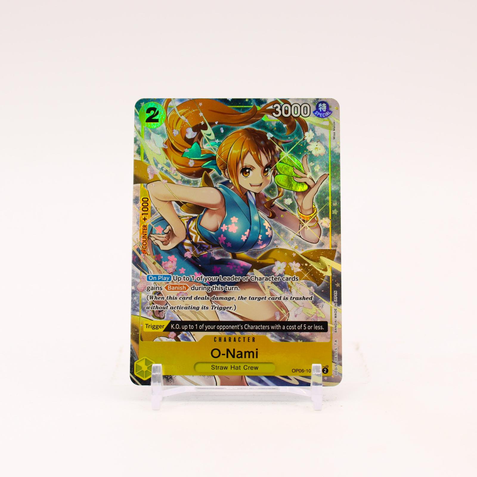 O-Nami Alternate Art - OP06-101 Wings of the Captain Foil R One Piece - NM/MINT