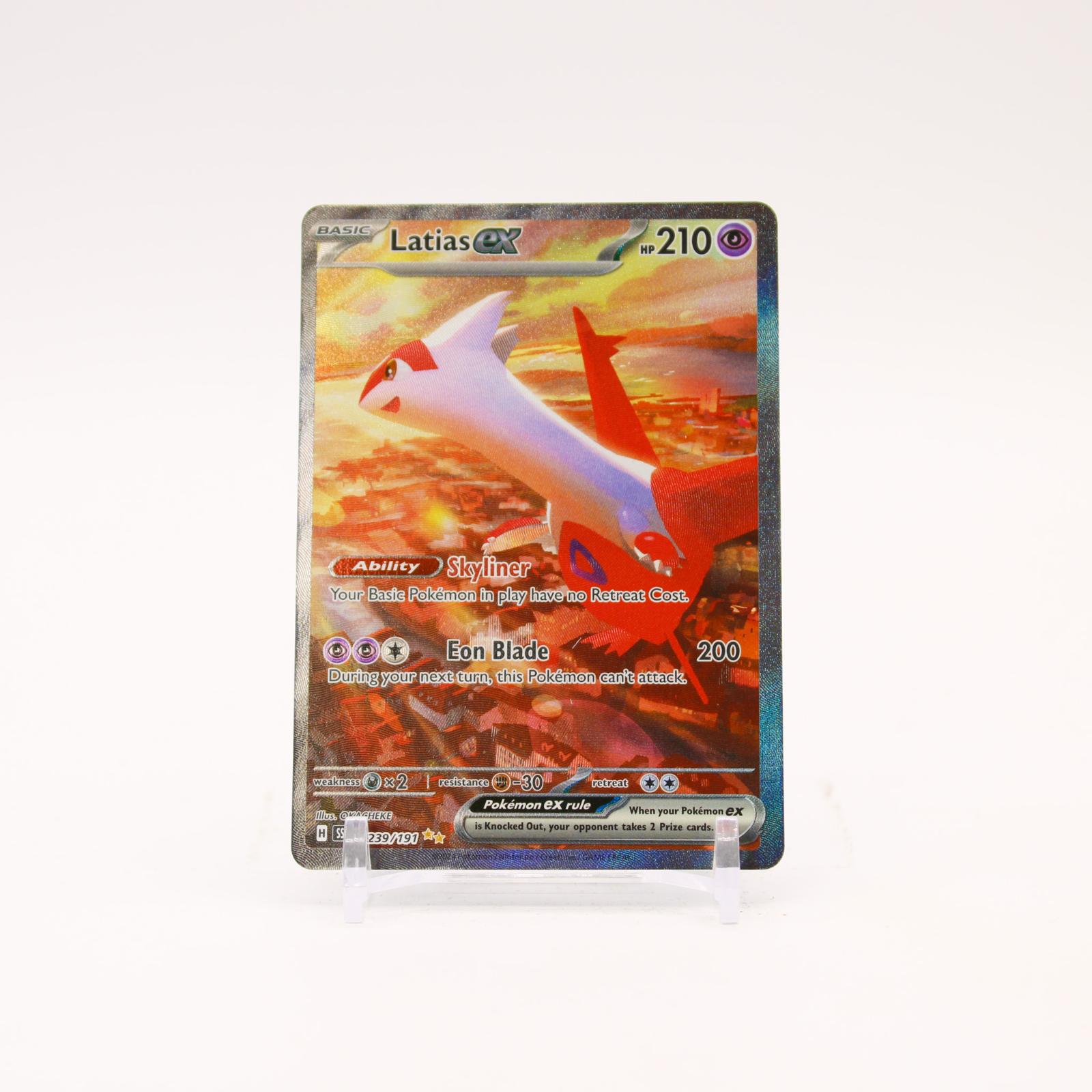 Latias ex - 239/191 Surging Sparks Holo Special Illustration Pokemon - NM